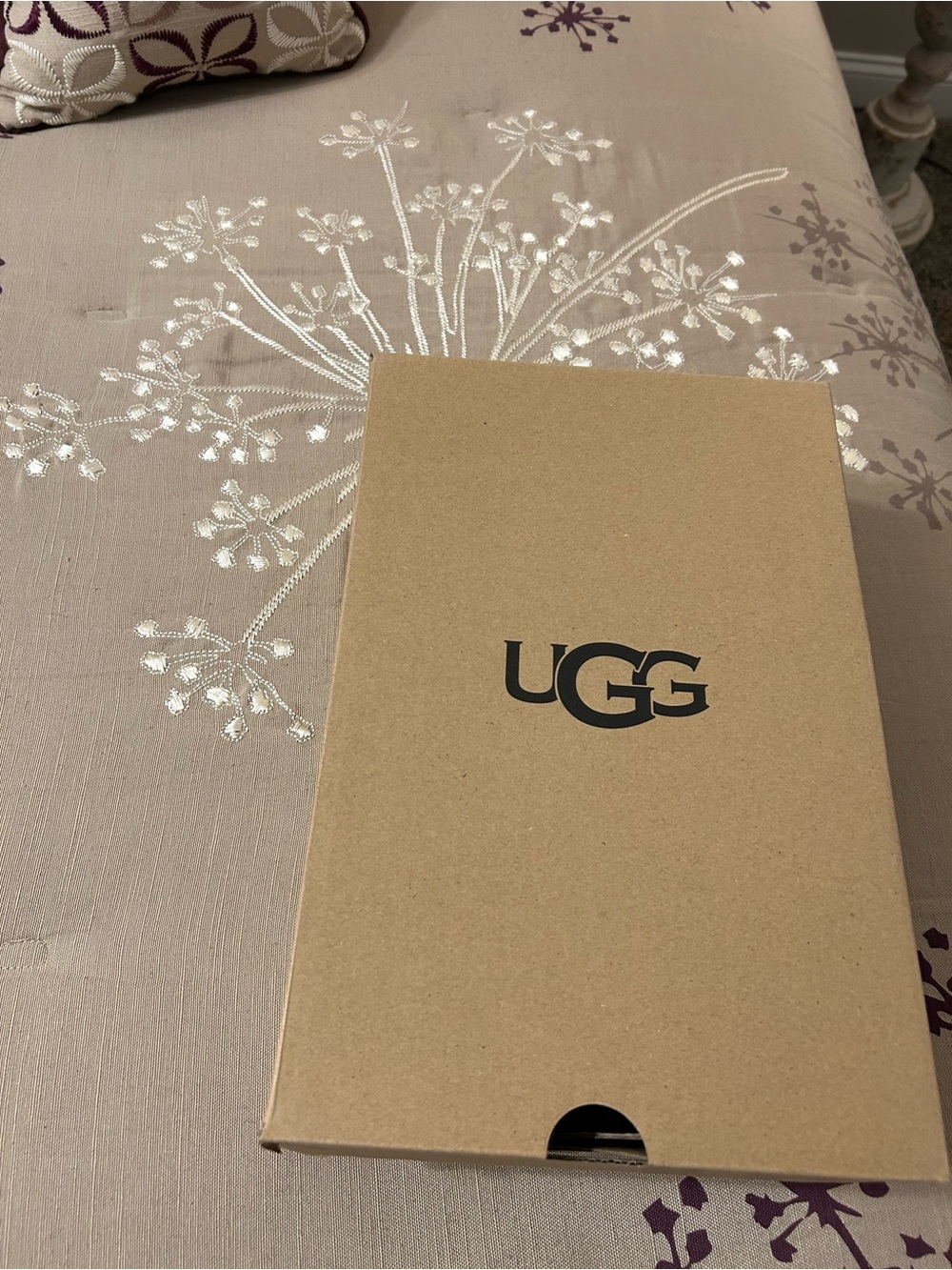 UGG Coquette Sheepskin Lined Slip-On Clog with Cream Fur Chestnut - Picture 8 of 8